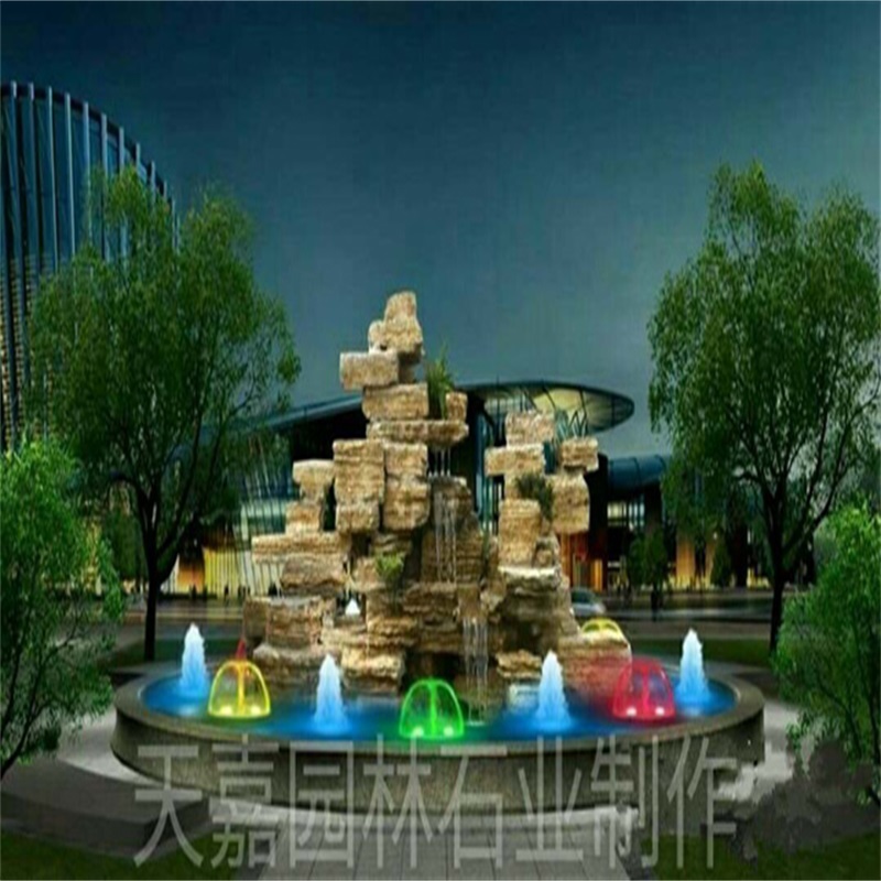 西安水幕墙喷泉设计